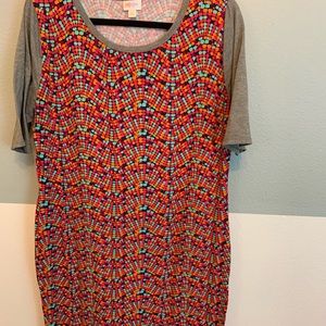 Lularoe Julia fitted dress